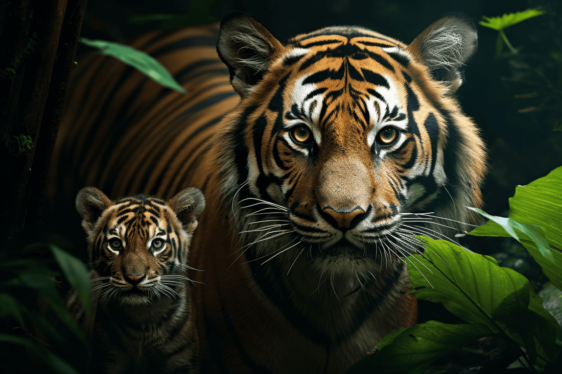 Sumatran Tiger - Stripes in the Shadows