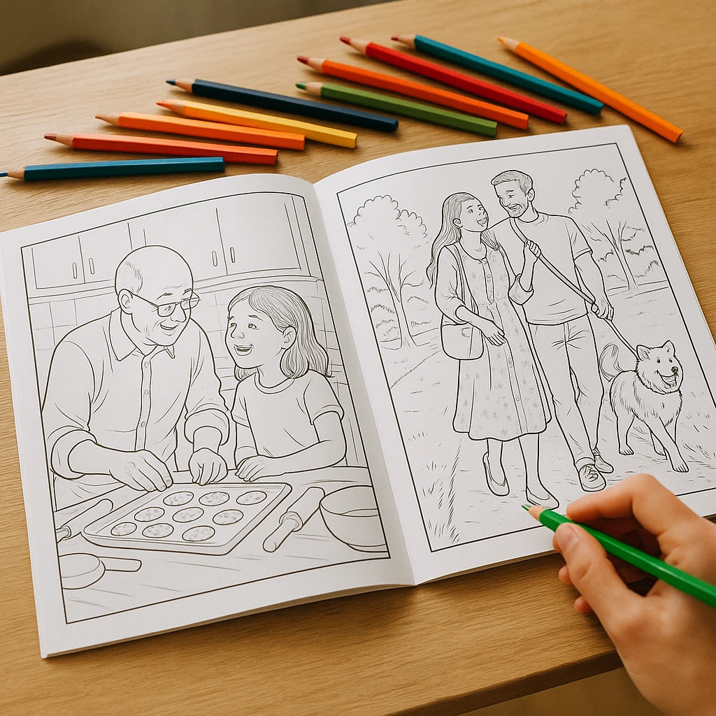 Turn Your Favorite Pictures into a Personalized Coloring Book
