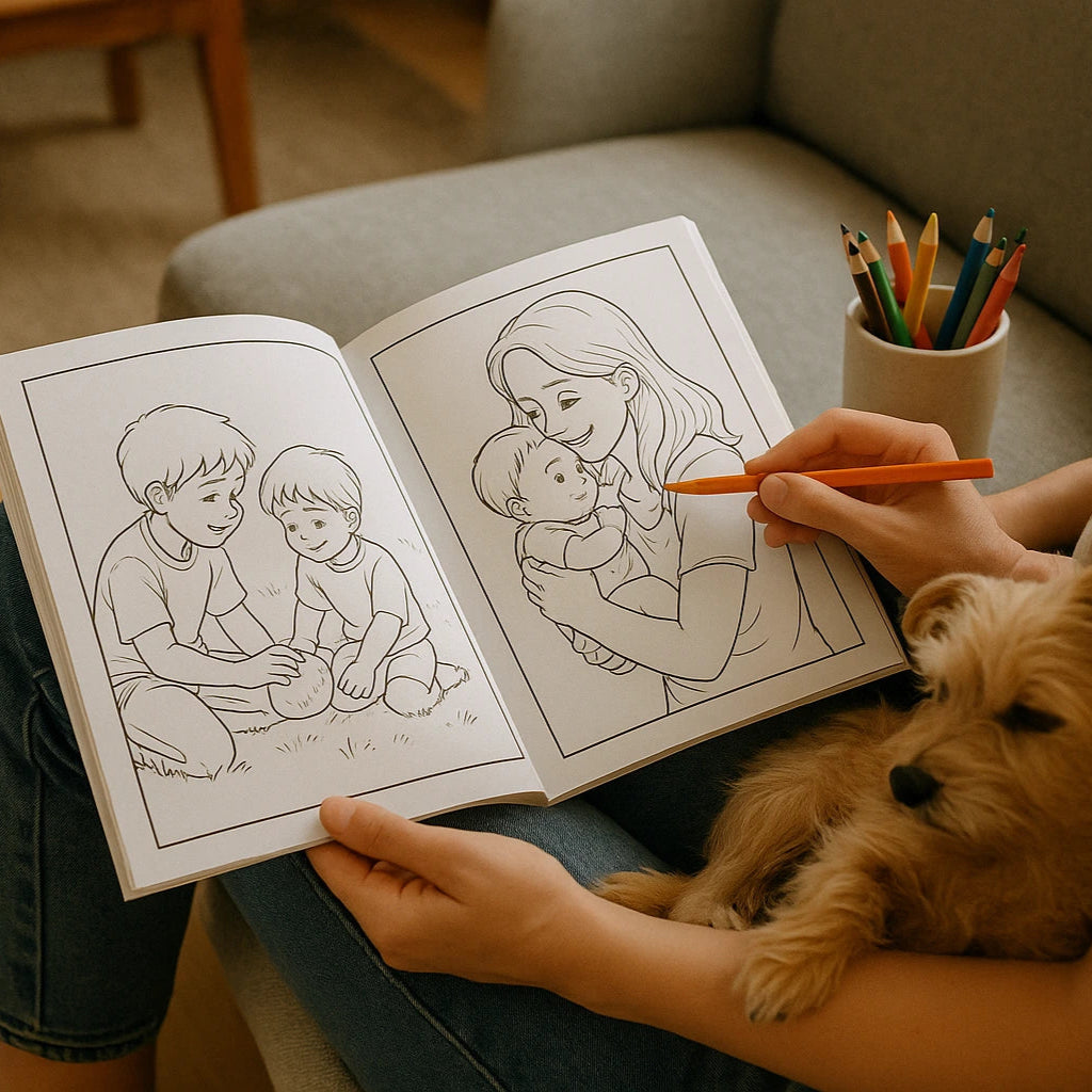 Turn Your Favorite Pictures into a Personalized Coloring Book