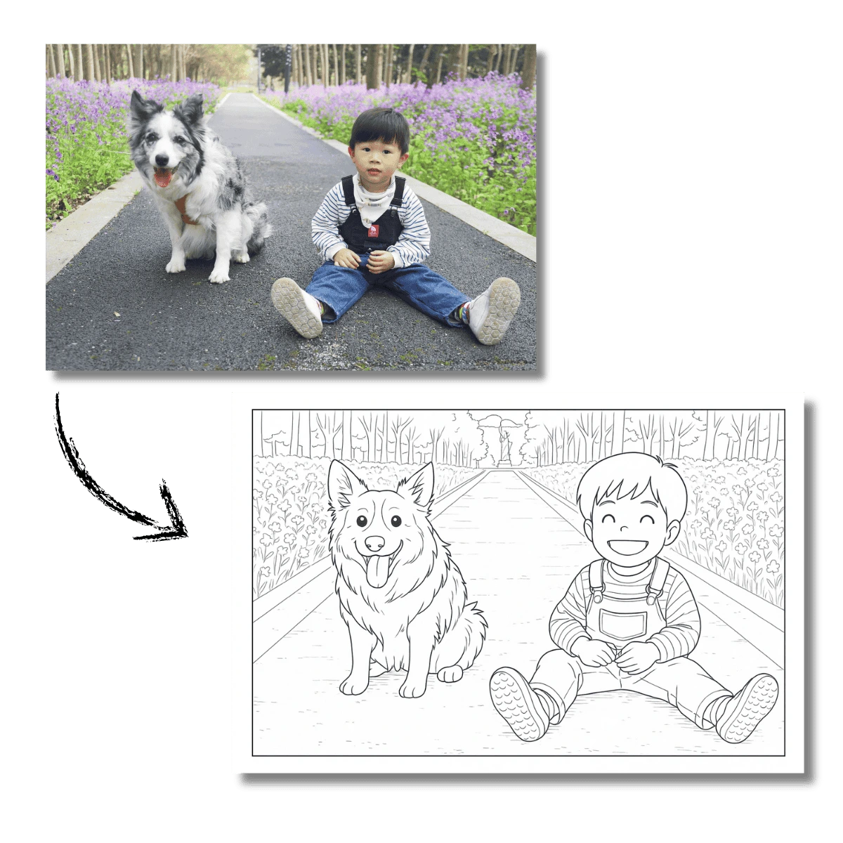 Turn Your Favorite Pictures into a Personalized Coloring Book