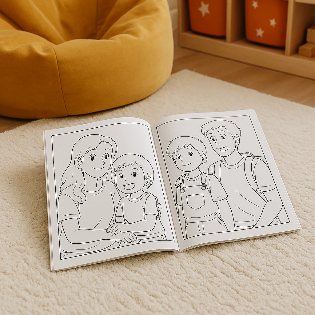 Turn Your Favorite Pictures into a Personalized Coloring Book