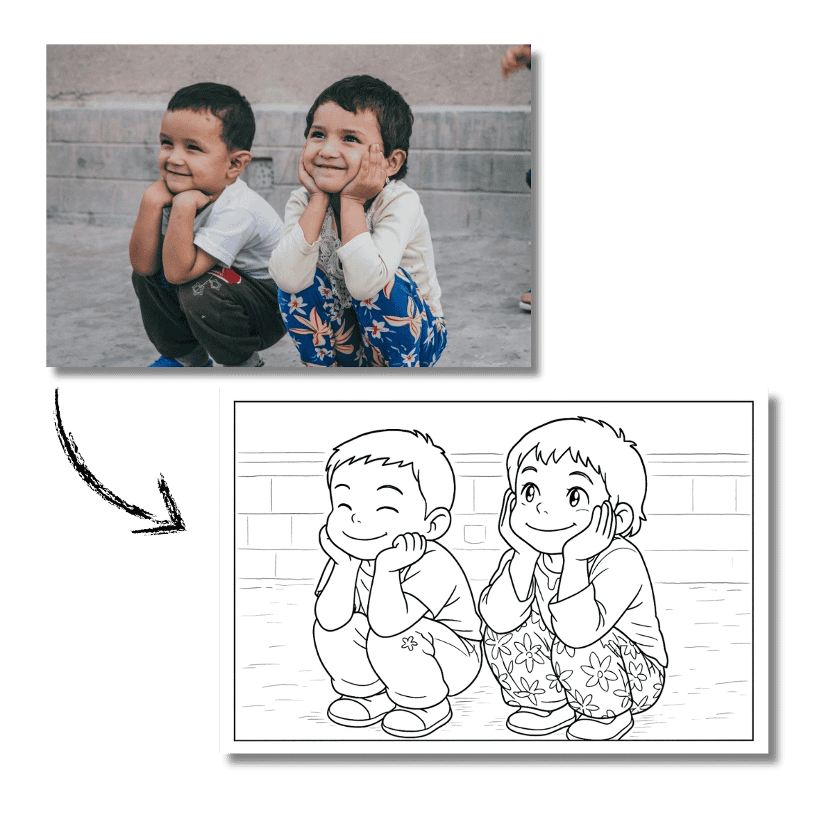 Turn Your Favorite Pictures into a Personalized Coloring Book