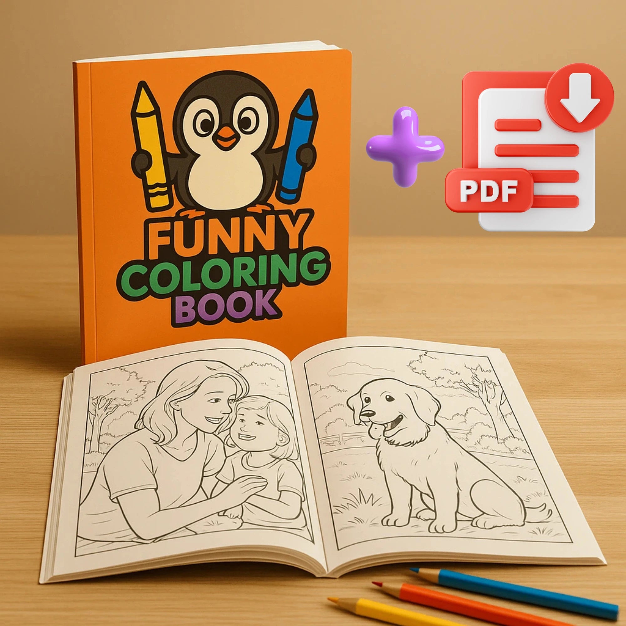 Funny Coloring Book