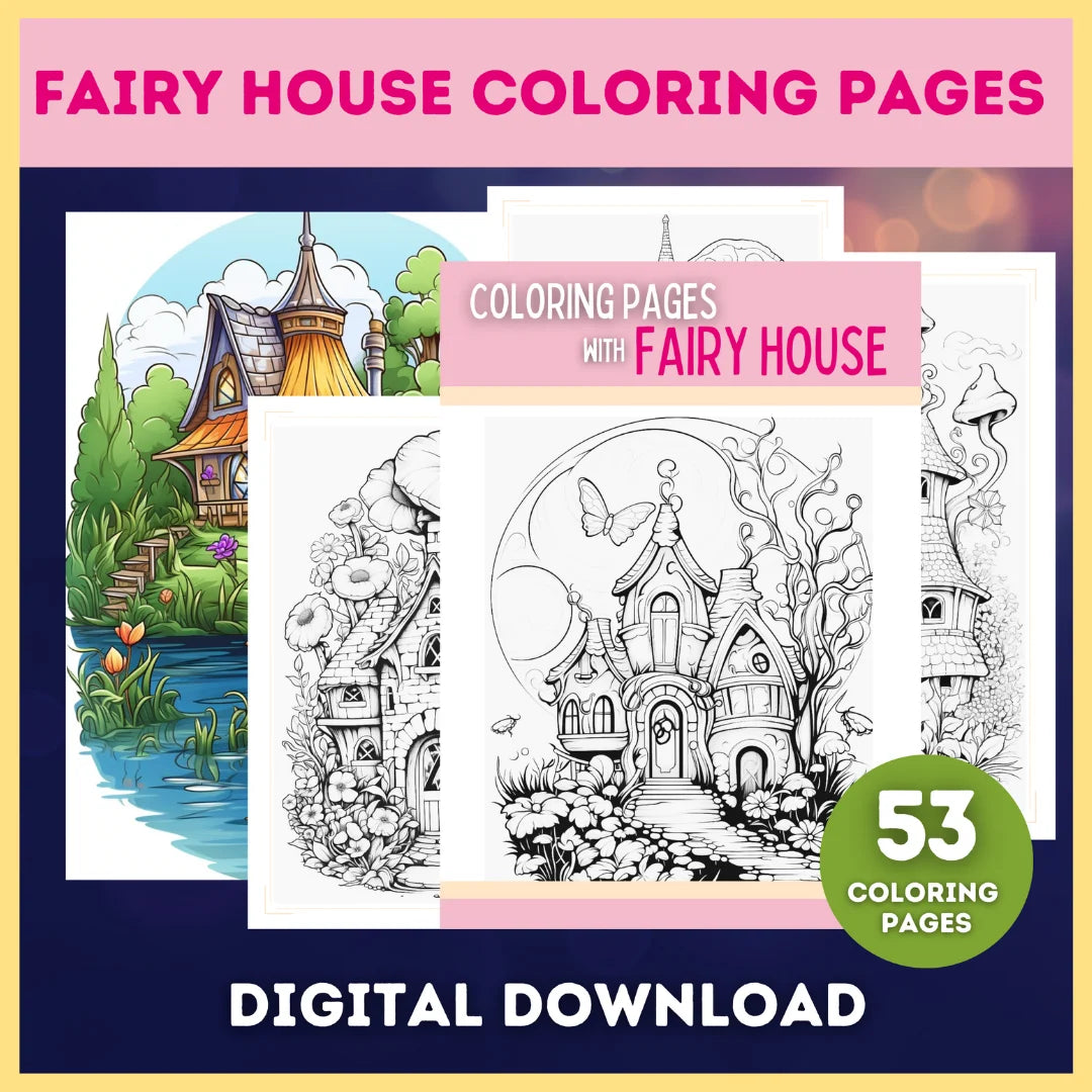 Family Fun Coloring Bundle - 376 Pages Across 13 Magical Themes